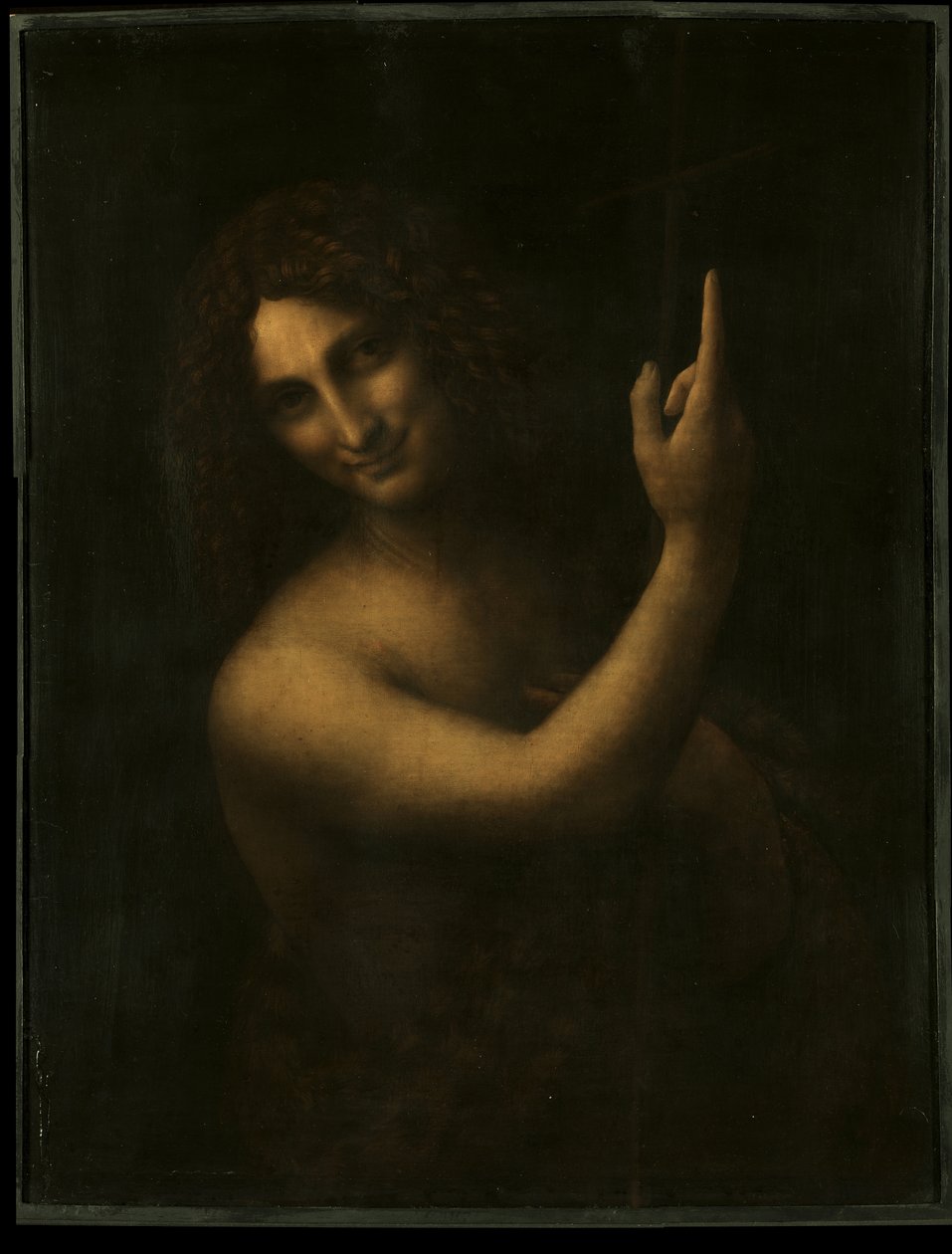 施洗者圣约翰 作者 达芬奇（Leonardo da Vinci）