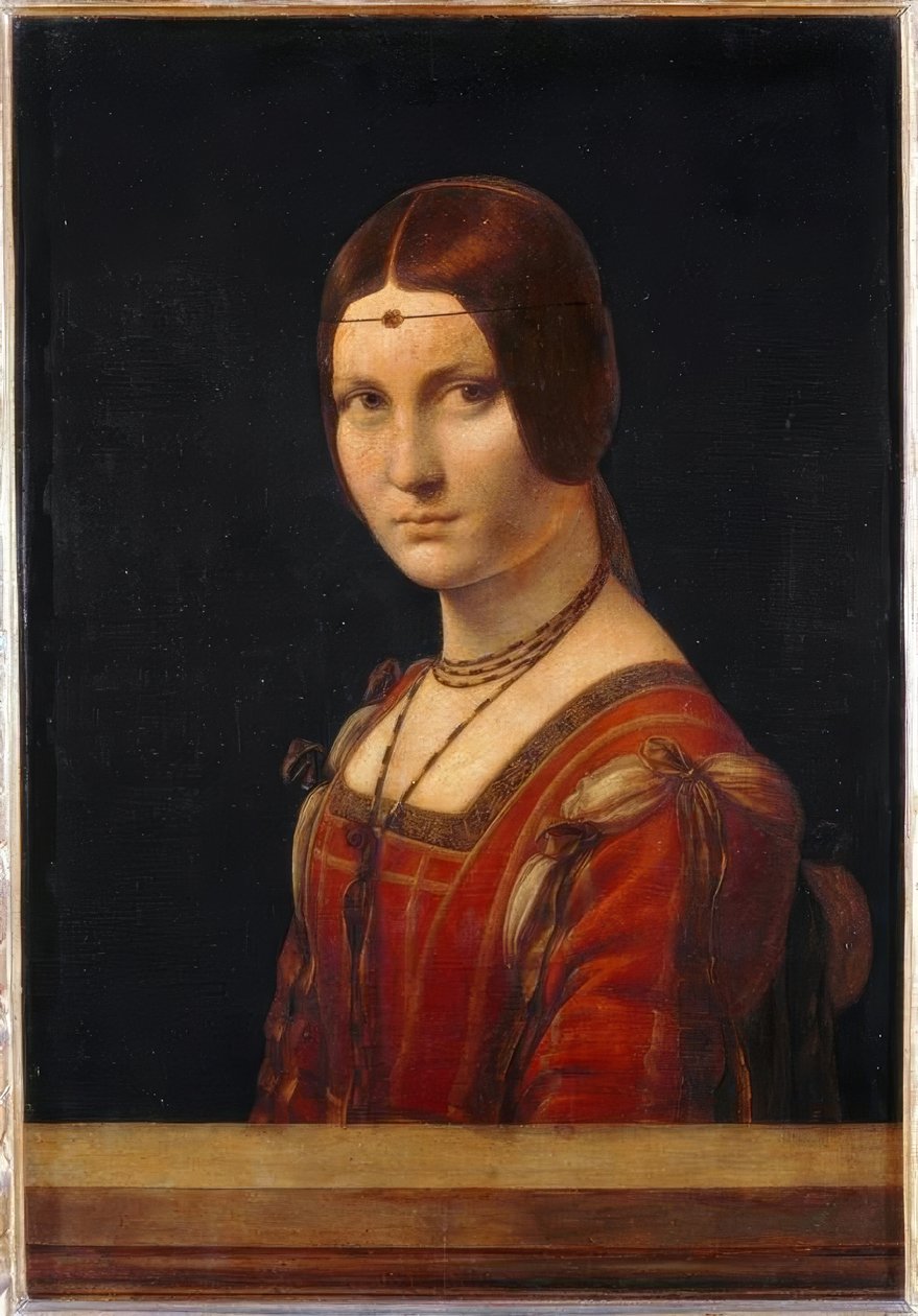 美丽的ferroniere 作者 达芬奇（Leonardo da Vinci）