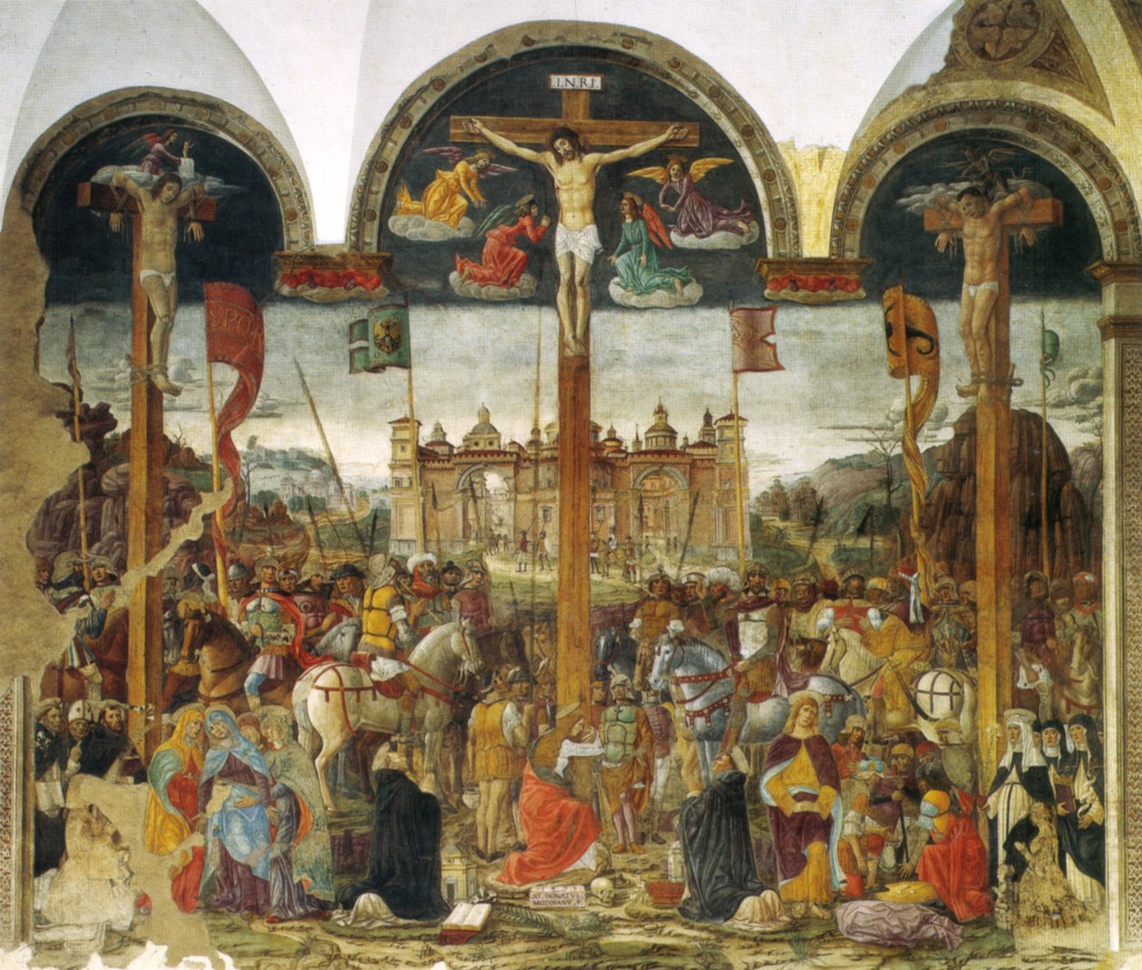 Montorfano，十字架， 作者 达芬奇（Leonardo da Vinci）