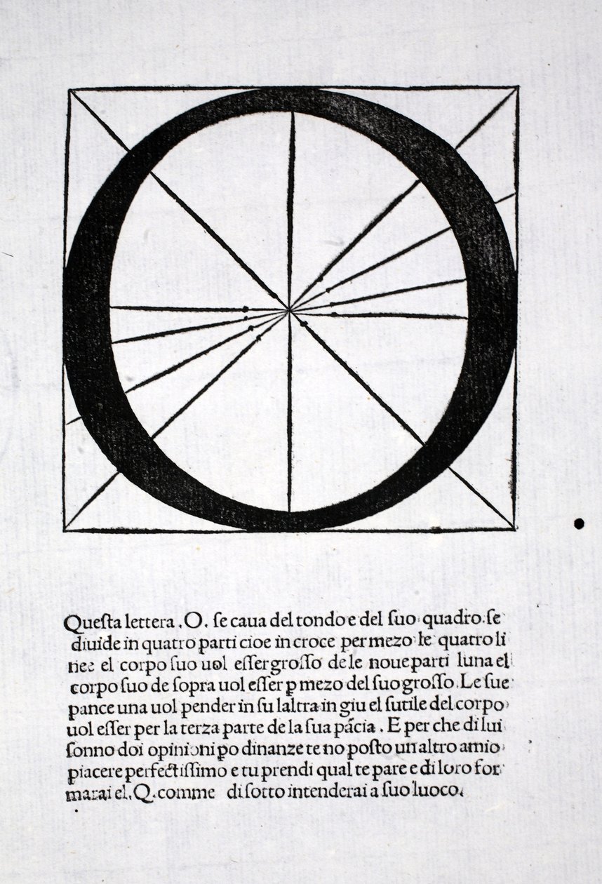 O，来自Luca Pacioli（c.1445-1517）的&39;Divina Proportione&39;的插图，最初是酒吧。威尼斯，1509 作者 达芬奇（Leonardo da Vinci）