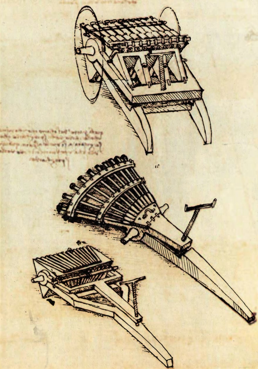 Ribauldequins 作者 达芬奇（Leonardo da Vinci）