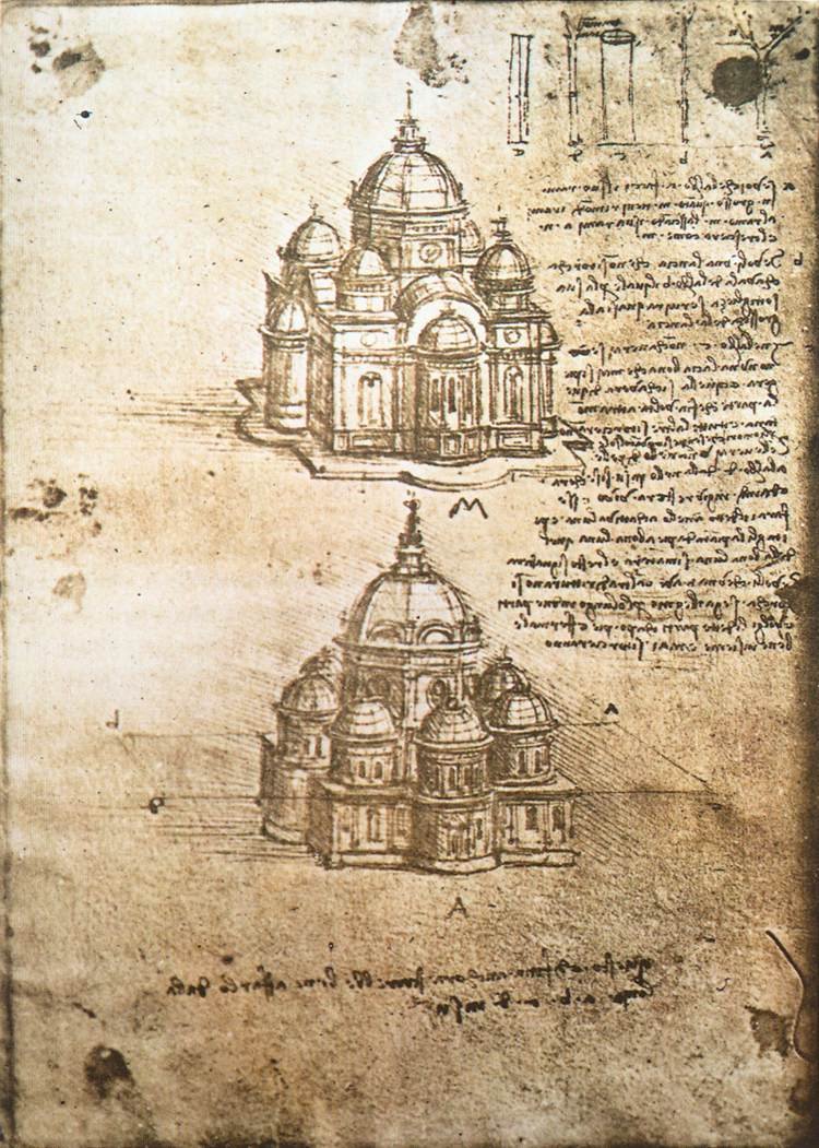 中央计划建筑的研究 作者 达芬奇（Leonardo da Vinci）