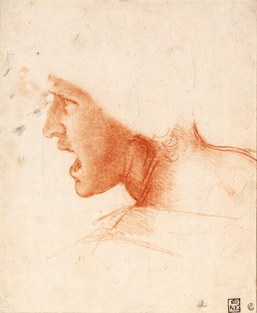 对Anghiari战役勇士队的研究 作者 达芬奇（Leonardo da Vinci）
