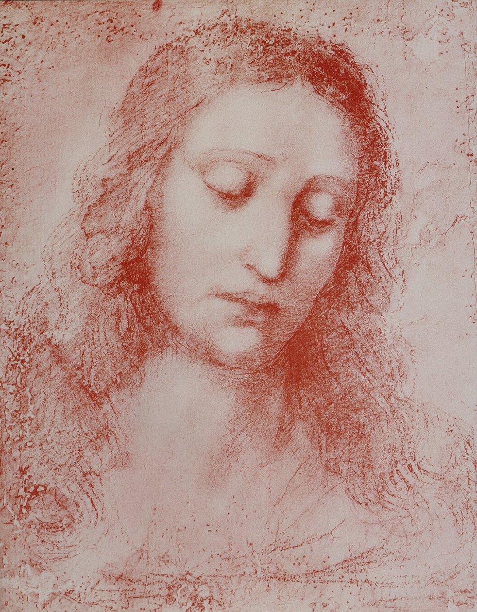 救赎者（纸上的红色粉笔） 作者 达芬奇（Leonardo da Vinci）
