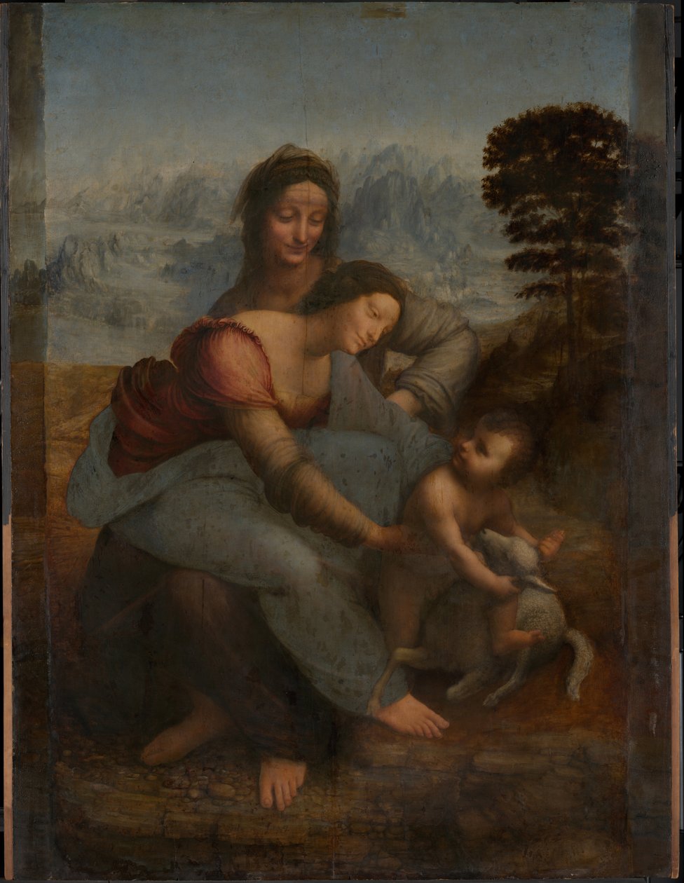 圣母子与圣安妮 作者 达芬奇（Leonardo da Vinci）