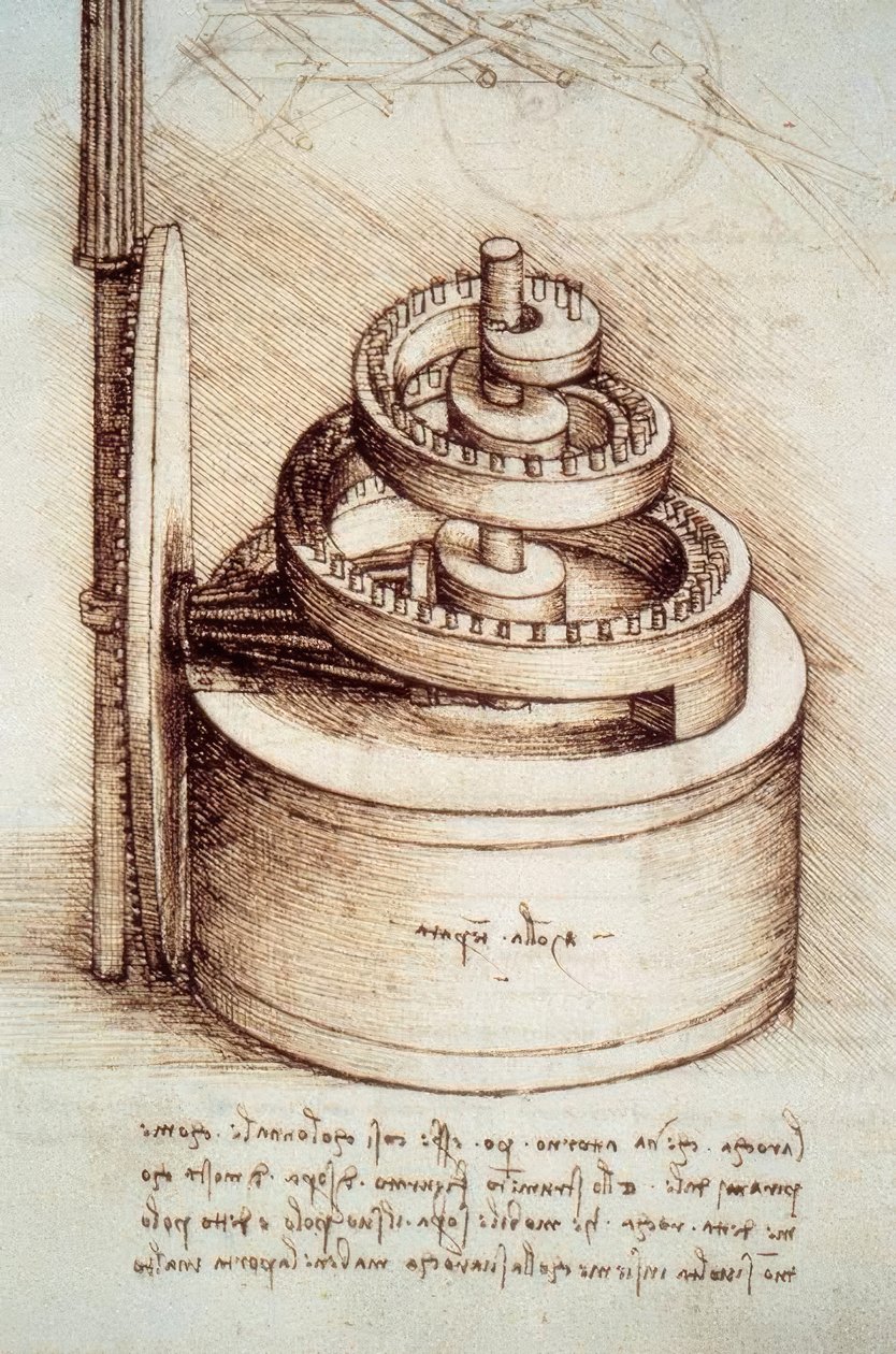 时钟的主力 作者 达芬奇（Leonardo da Vinci）