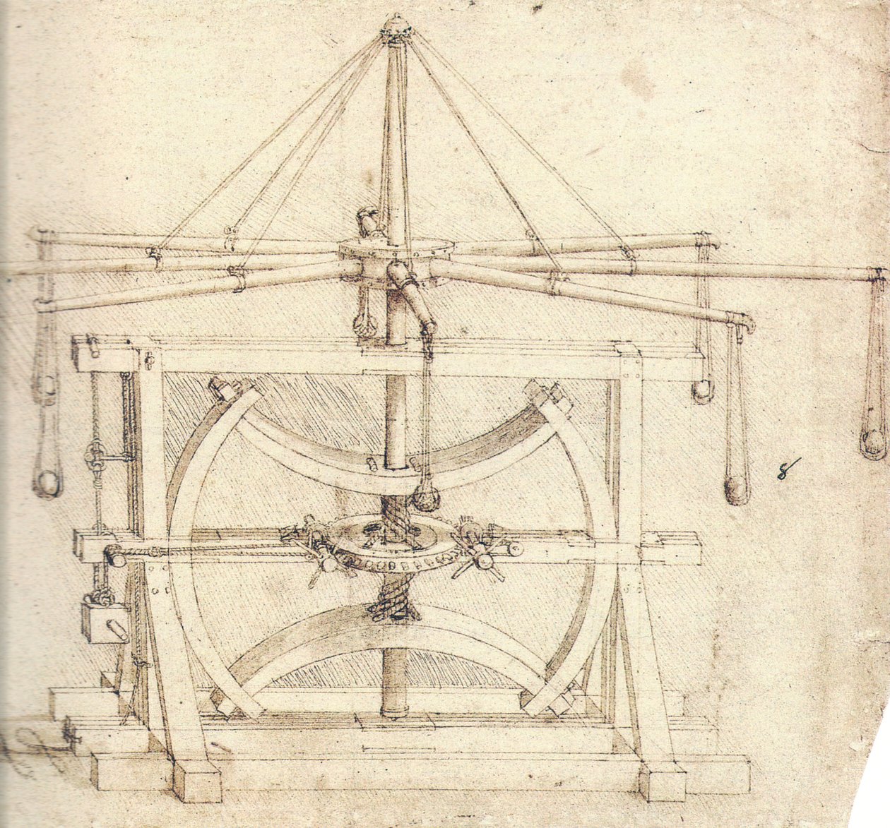 飞轮（机械） 作者 达芬奇（Leonardo da Vinci）
