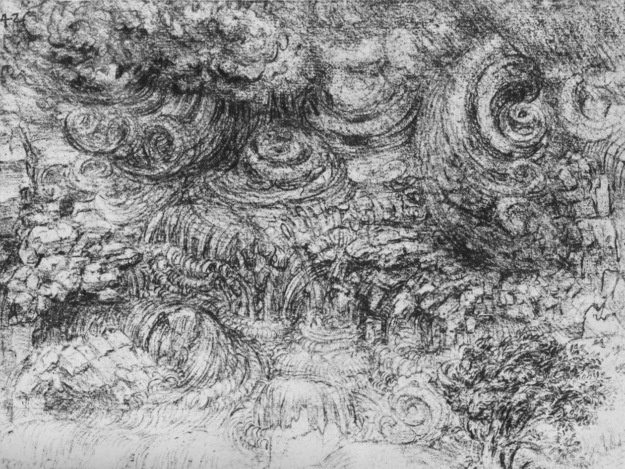 暴云，c1480 1945 作者 达芬奇（Leonardo da Vinci）