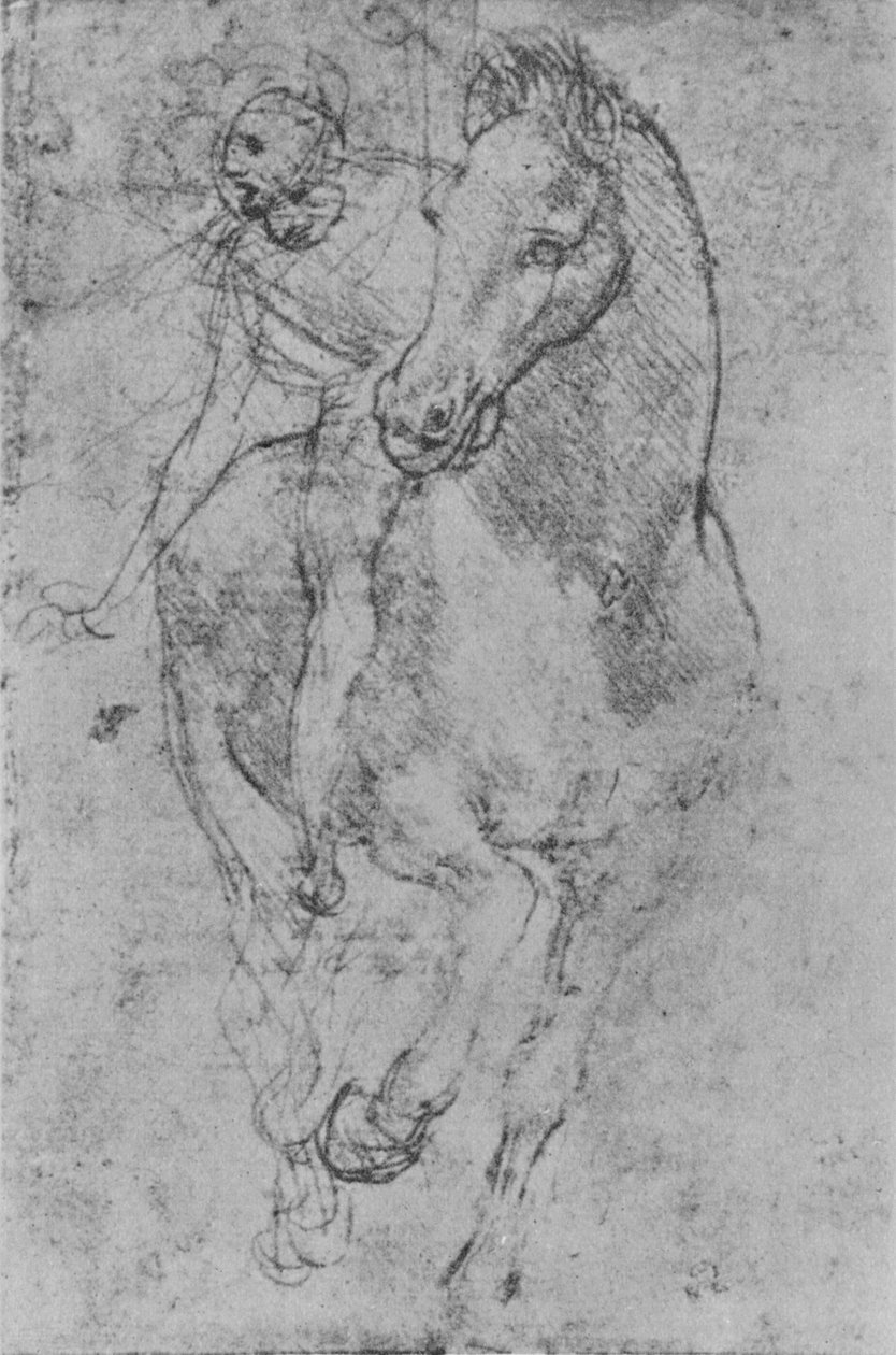 骑士，c1480 1945 作者 达芬奇（Leonardo da Vinci）