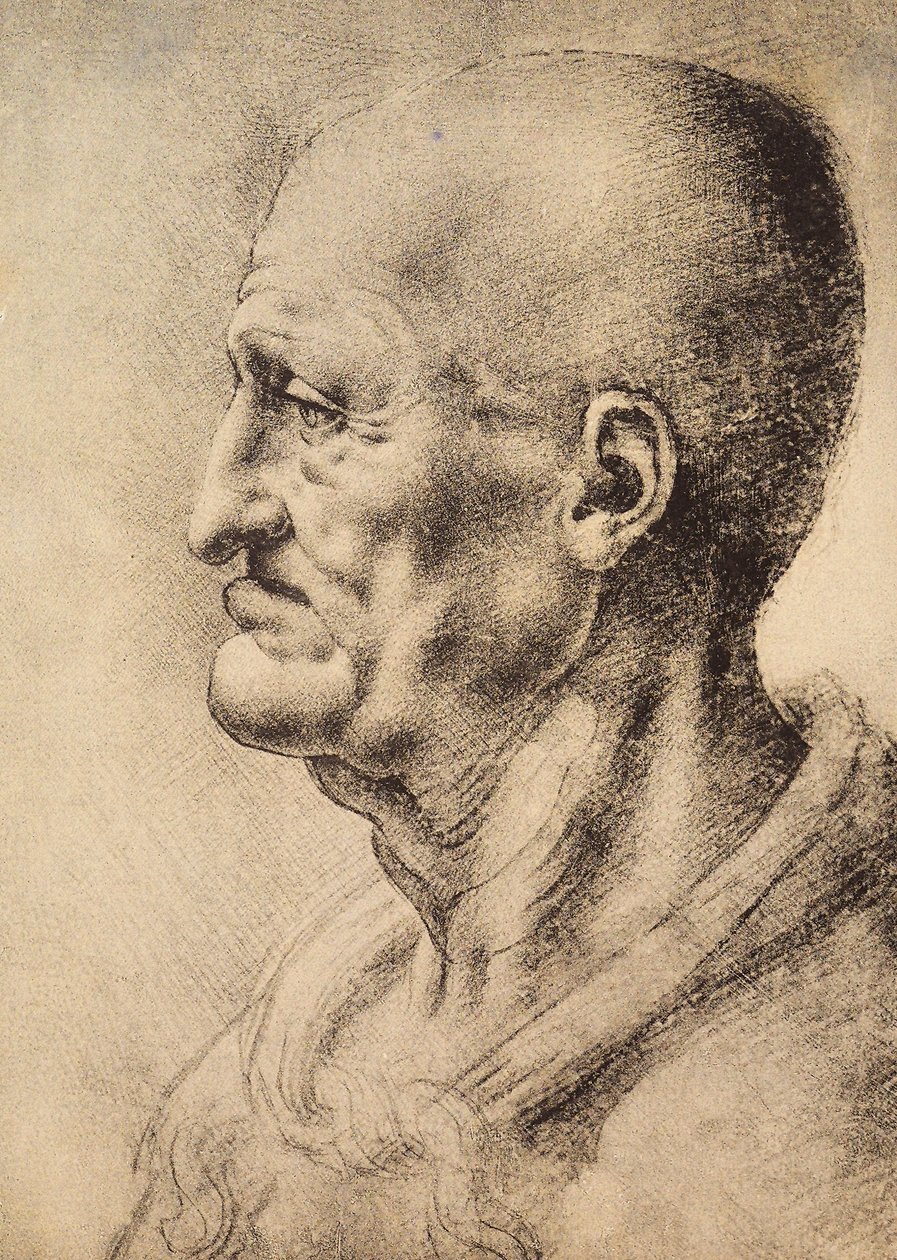一位名叫Leonardo da Vinci的人，在佛罗伦萨乌菲齐画廊的图纸和版画室保存。 作者 达芬奇（Leonardo da Vinci）