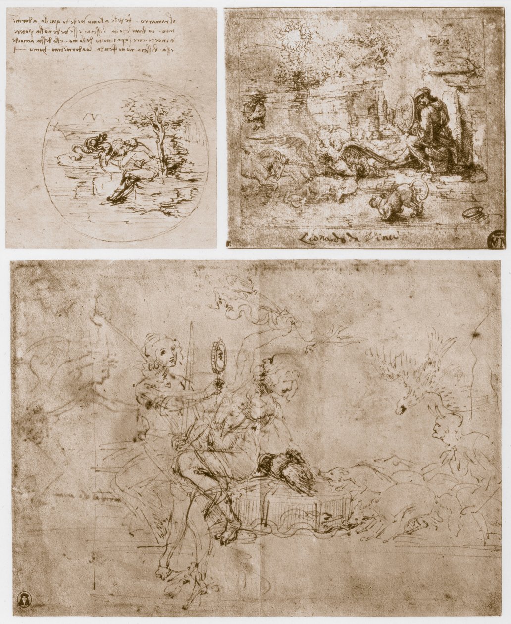 寓言，十五世纪。 作者 达芬奇（Leonardo da Vinci）
