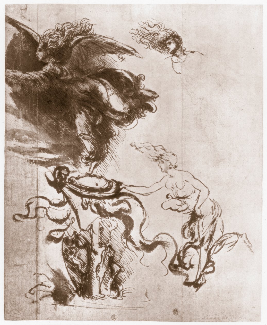 福图纳的寓言，c1483 作者 达芬奇（Leonardo da Vinci）