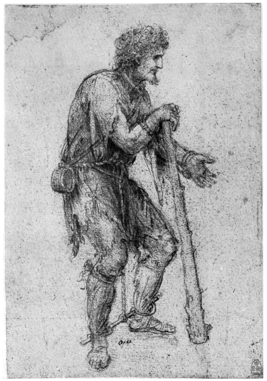 1954年15世纪末或16世纪初的服装研究。 作者 达芬奇（Leonardo da Vinci）