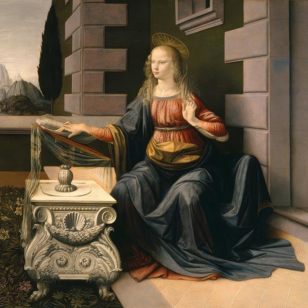 报喜 作者 达芬奇（Leonardo da Vinci）