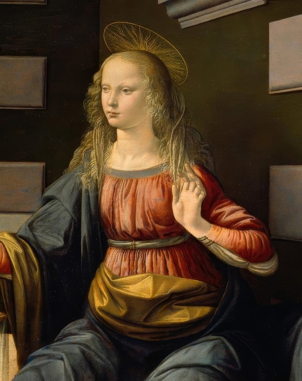 报喜 作者 达芬奇（Leonardo da Vinci）