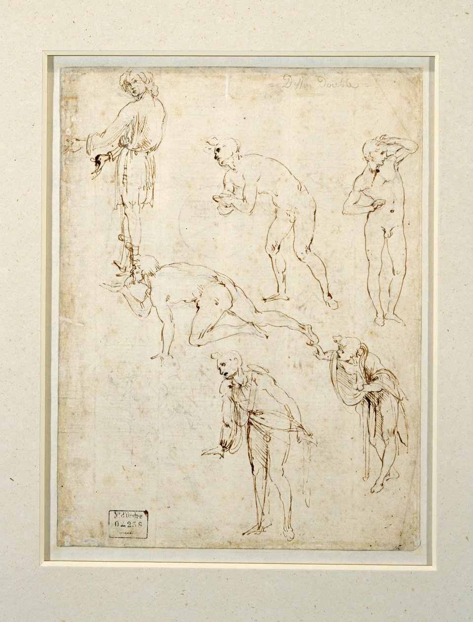 玛吉崇拜》人物研究（绘画） 作者 达芬奇（Leonardo da Vinci）