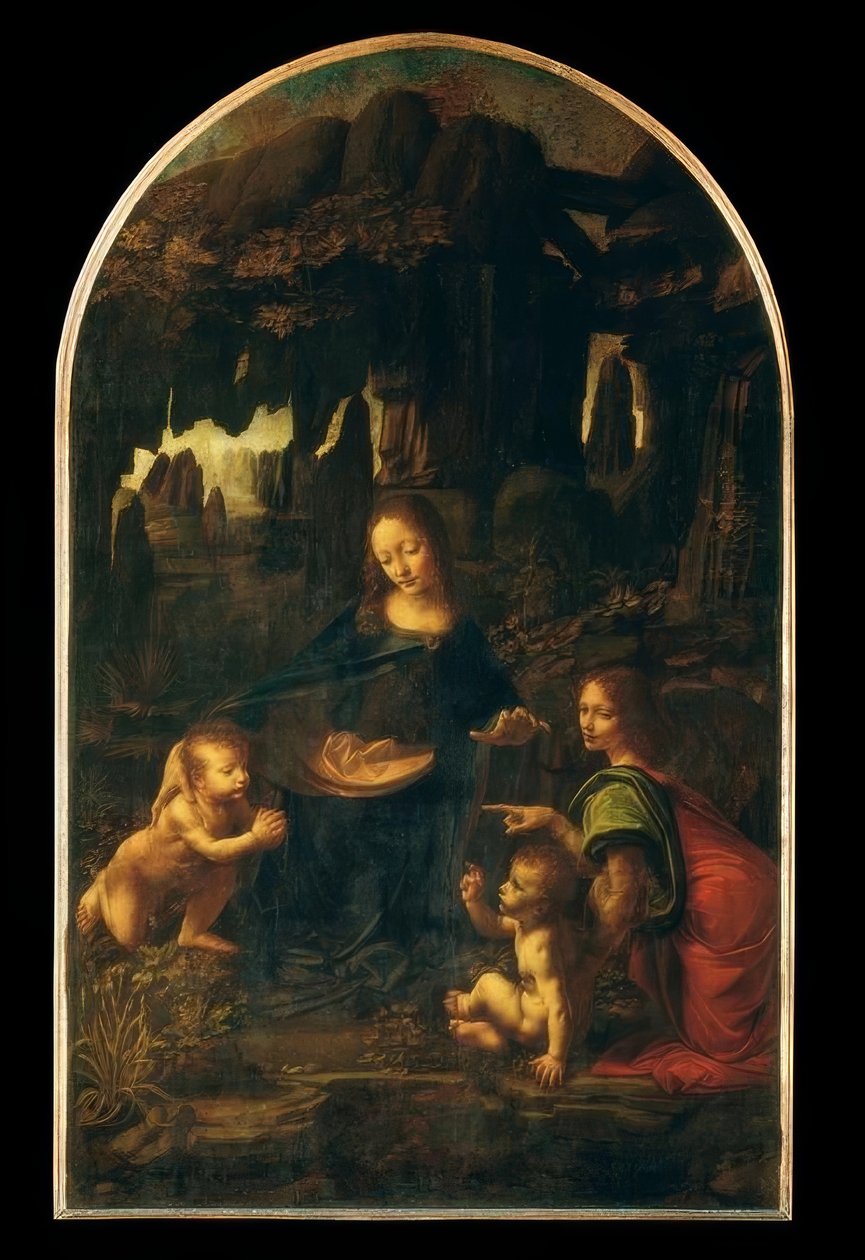 岩麦当娜 作者 达芬奇（Leonardo da Vinci）