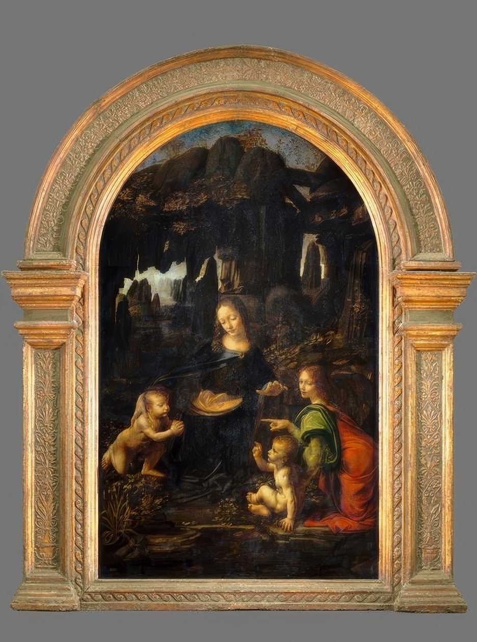 岩麦当娜 作者 达芬奇（Leonardo da Vinci）