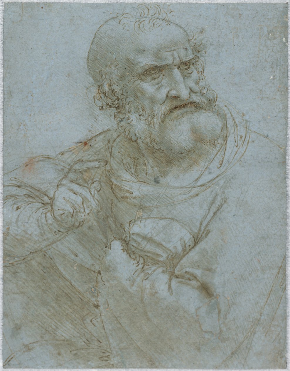 使徒半身像 作者 达芬奇（Leonardo da Vinci）