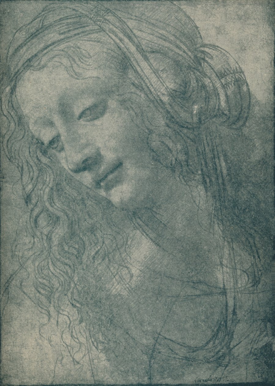 处女团长，大约在15世纪，1932年 作者 达芬奇（Leonardo da Vinci）