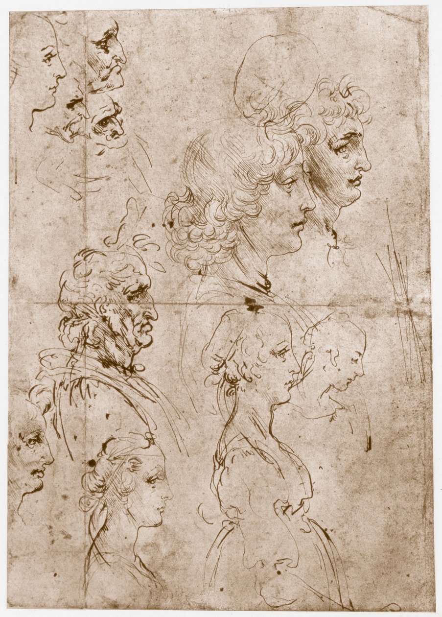 男女老少团长，1478-1480年 作者 达芬奇（Leonardo da Vinci）