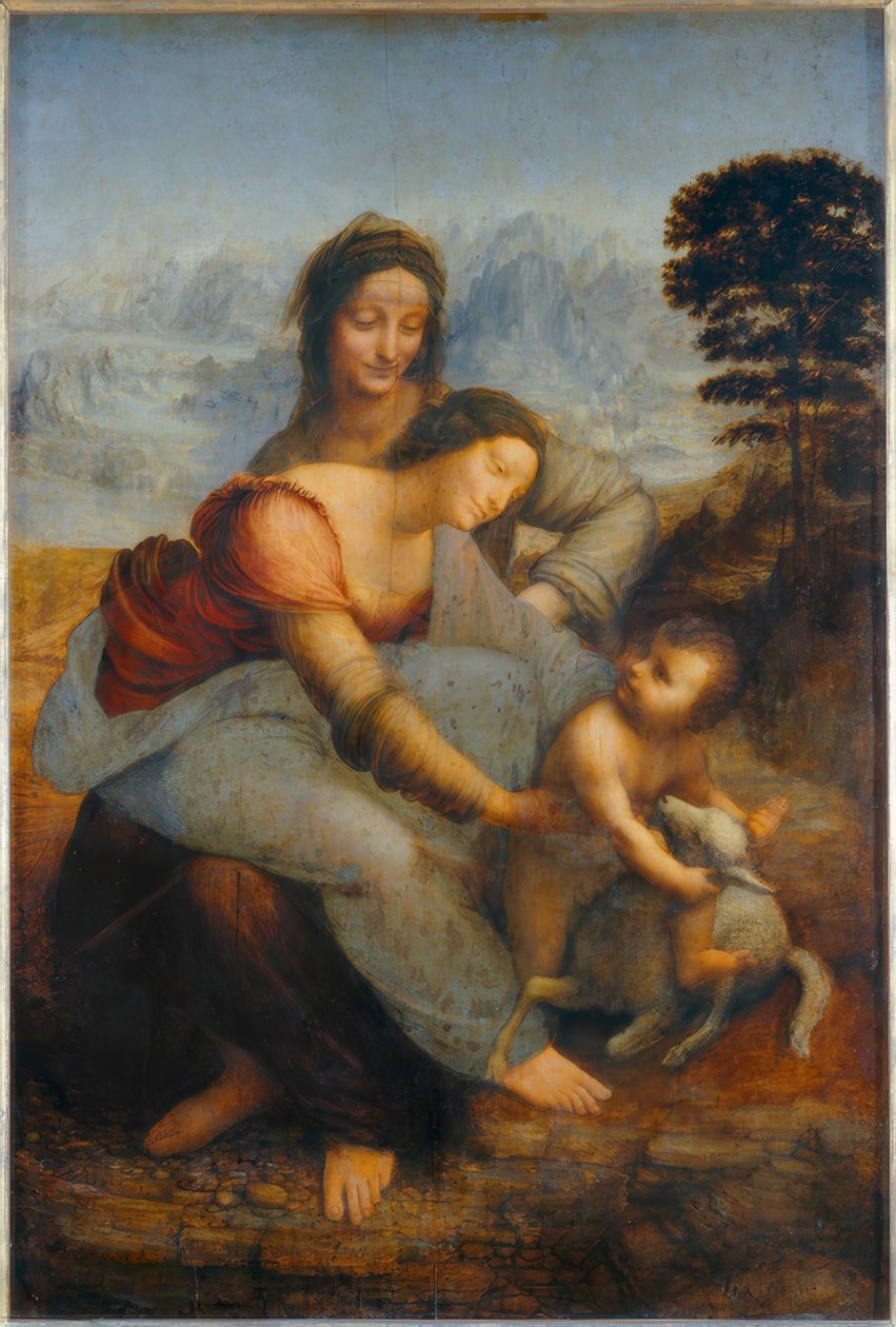 达·芬奇（Leonardo da Vinci）安娜·塞尔布德里特（Anna Selbdritt） 作者 达芬奇（Leonardo da Vinci）