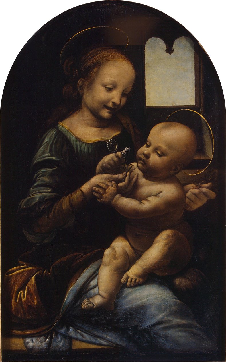 圣母与圣婴（贝诺瓦圣母像） 作者 达芬奇（Leonardo da Vinci）