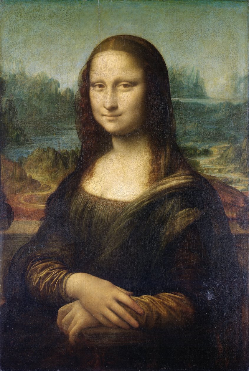 蒙娜丽莎（Mona Lisa），c.1503-6（面板上的油） 作者 达芬奇（Leonardo da Vinci）