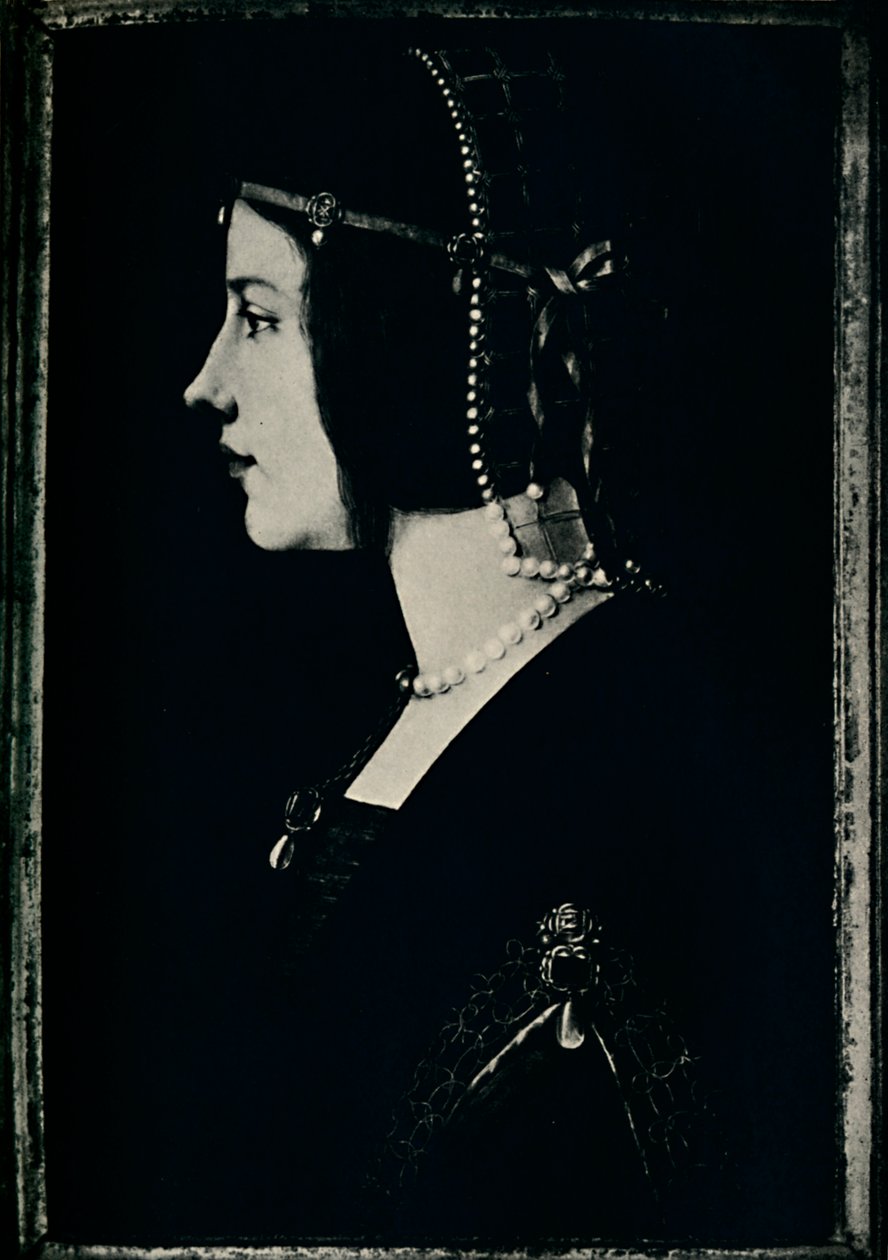 一位年轻公主的肖像，1928年 作者 达芬奇（Leonardo da Vinci）