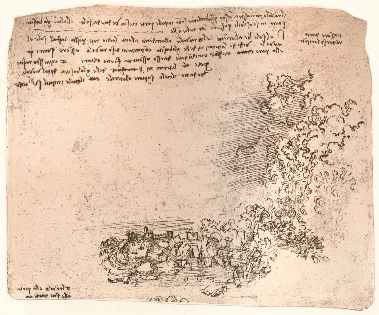 自然现象的表示法，c1472-c1519 1883 作者 达芬奇（Leonardo da Vinci）