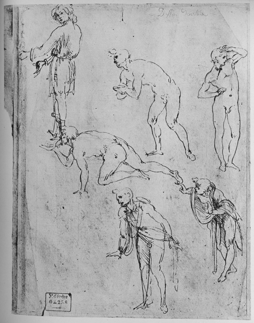 六图研究，1481-1483 1945 作者 达芬奇（Leonardo da Vinci）