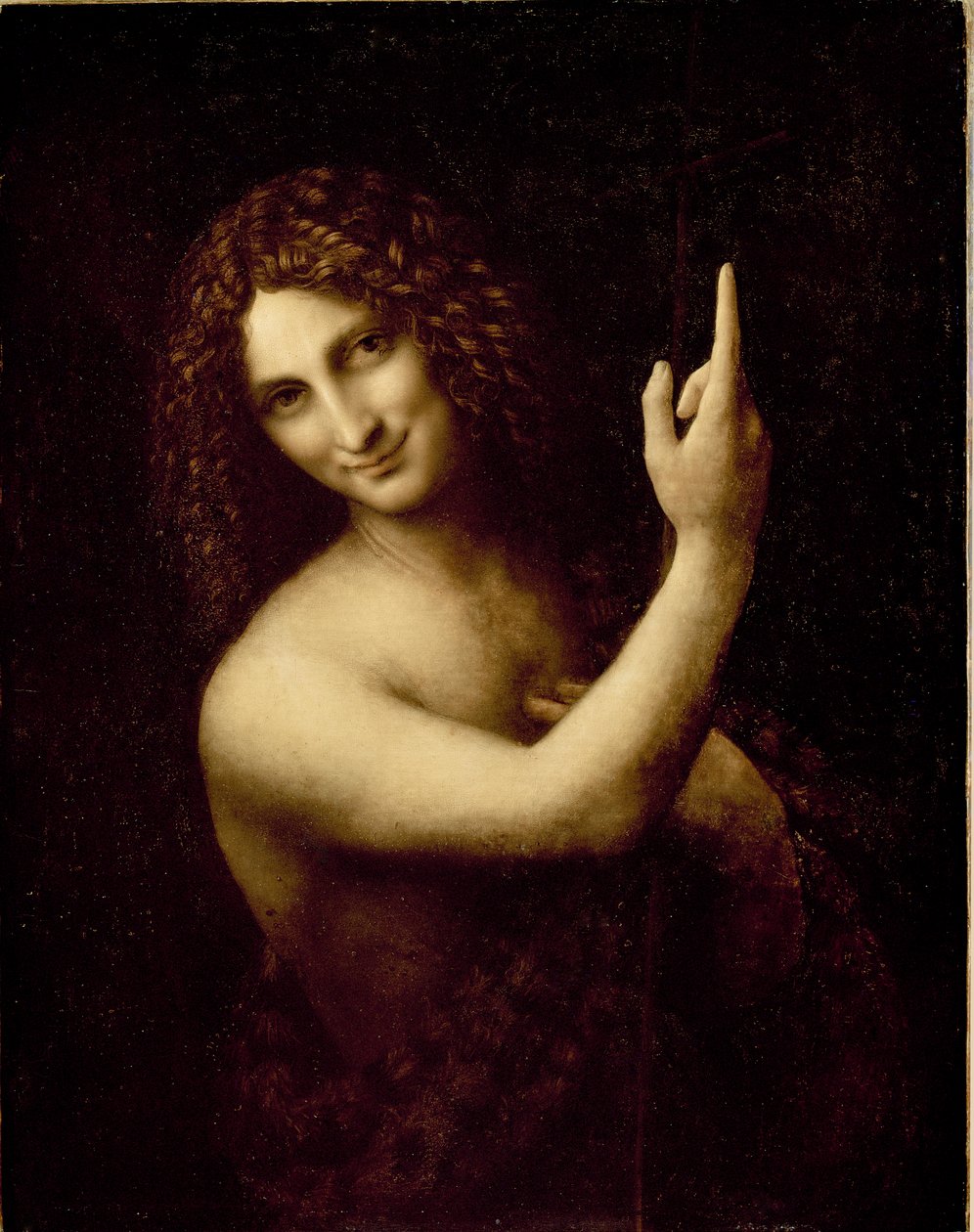 施洗约翰 作者 达芬奇（Leonardo da Vinci）