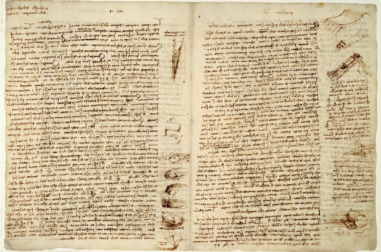 食典锤或莱斯特食典，1508-12 作者 达芬奇（Leonardo da Vinci）
