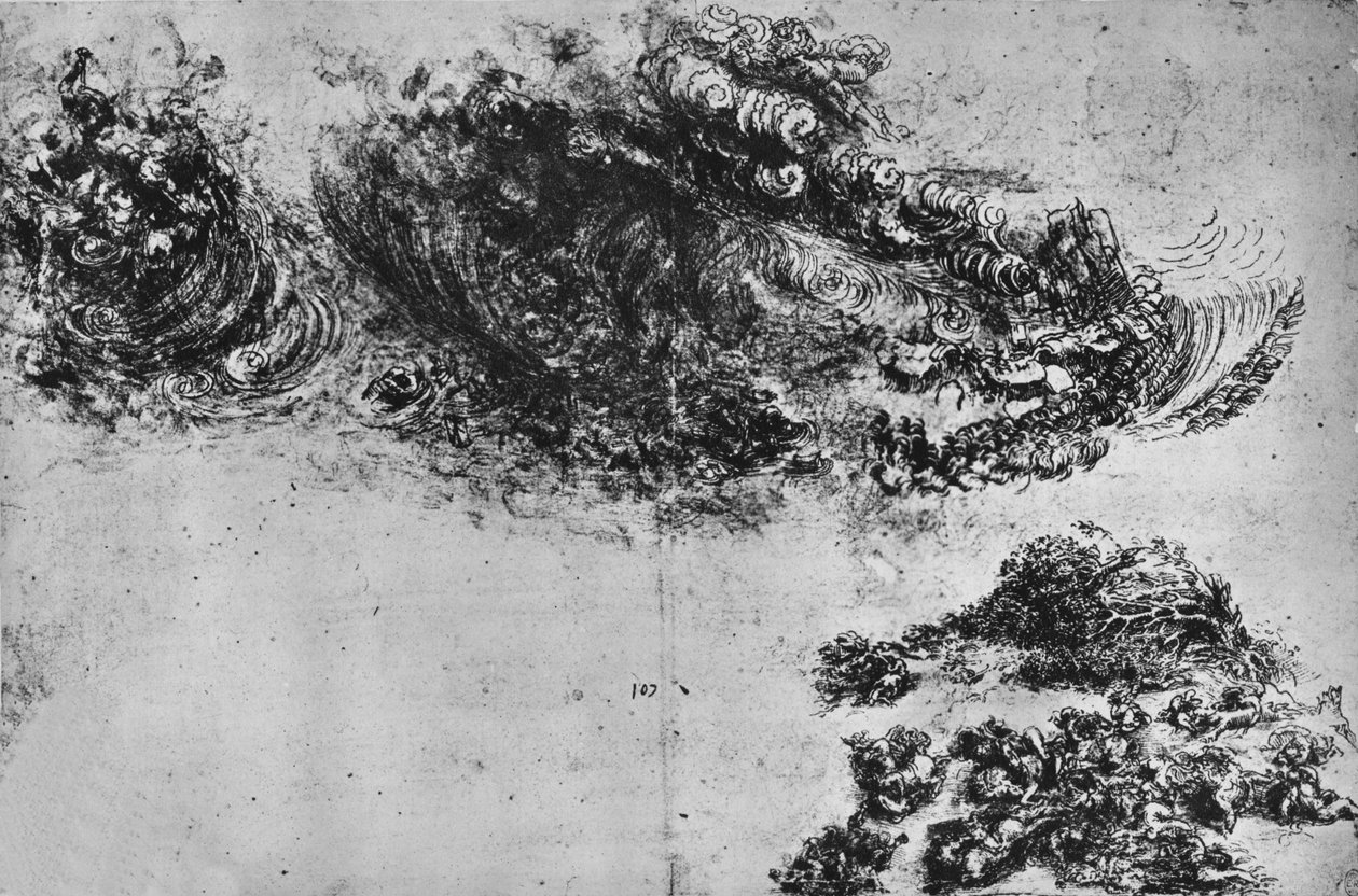 洪水（c1480 1945） 作者 达芬奇（Leonardo da Vinci）