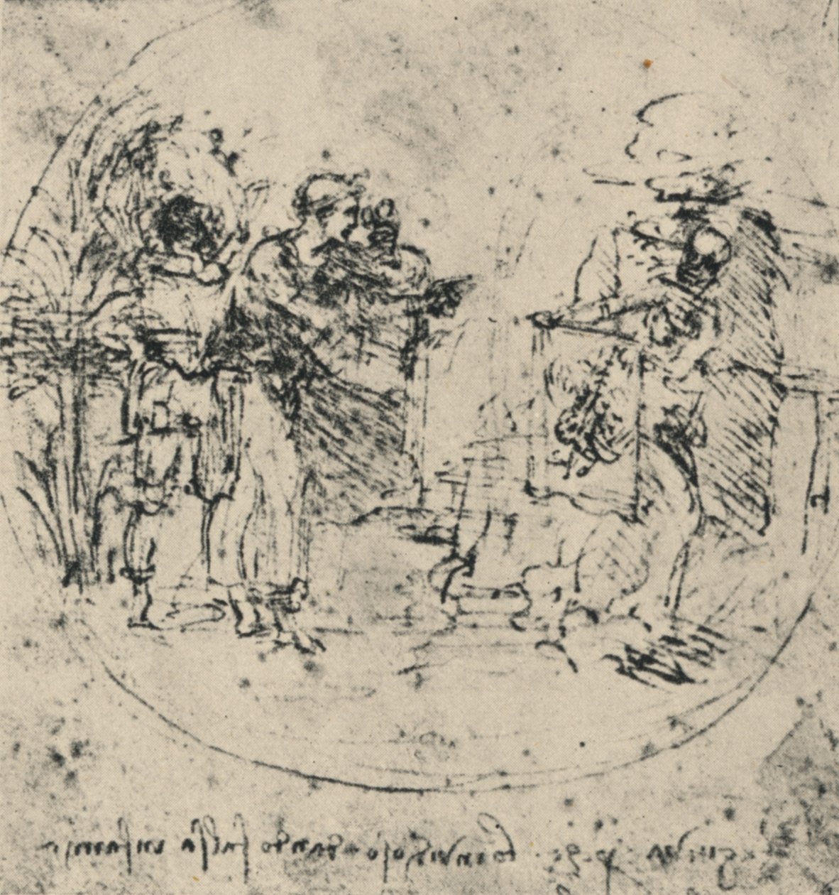 嫉妒的揭露，c1480 1945 作者 达芬奇（Leonardo da Vinci）