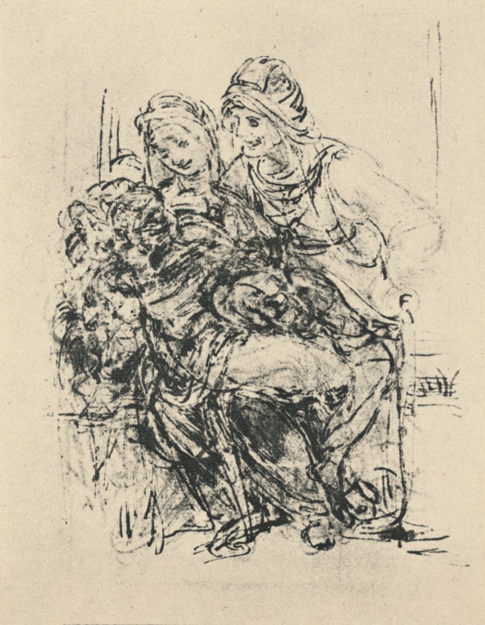 圣母子与圣安妮（c1480 1945） 作者 达芬奇（Leonardo da Vinci）