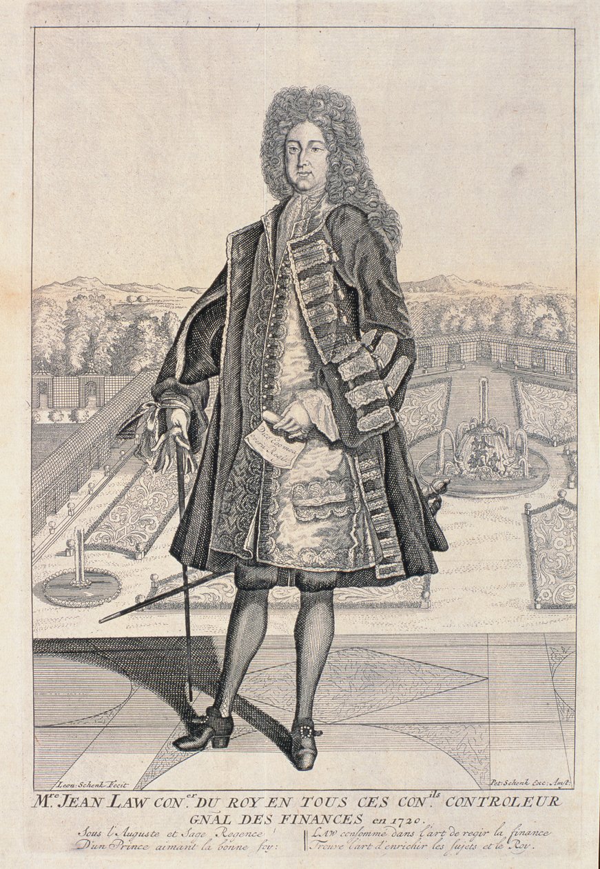 Lauriston的John Law（1671-1729） 作者 伦纳德斯·申克