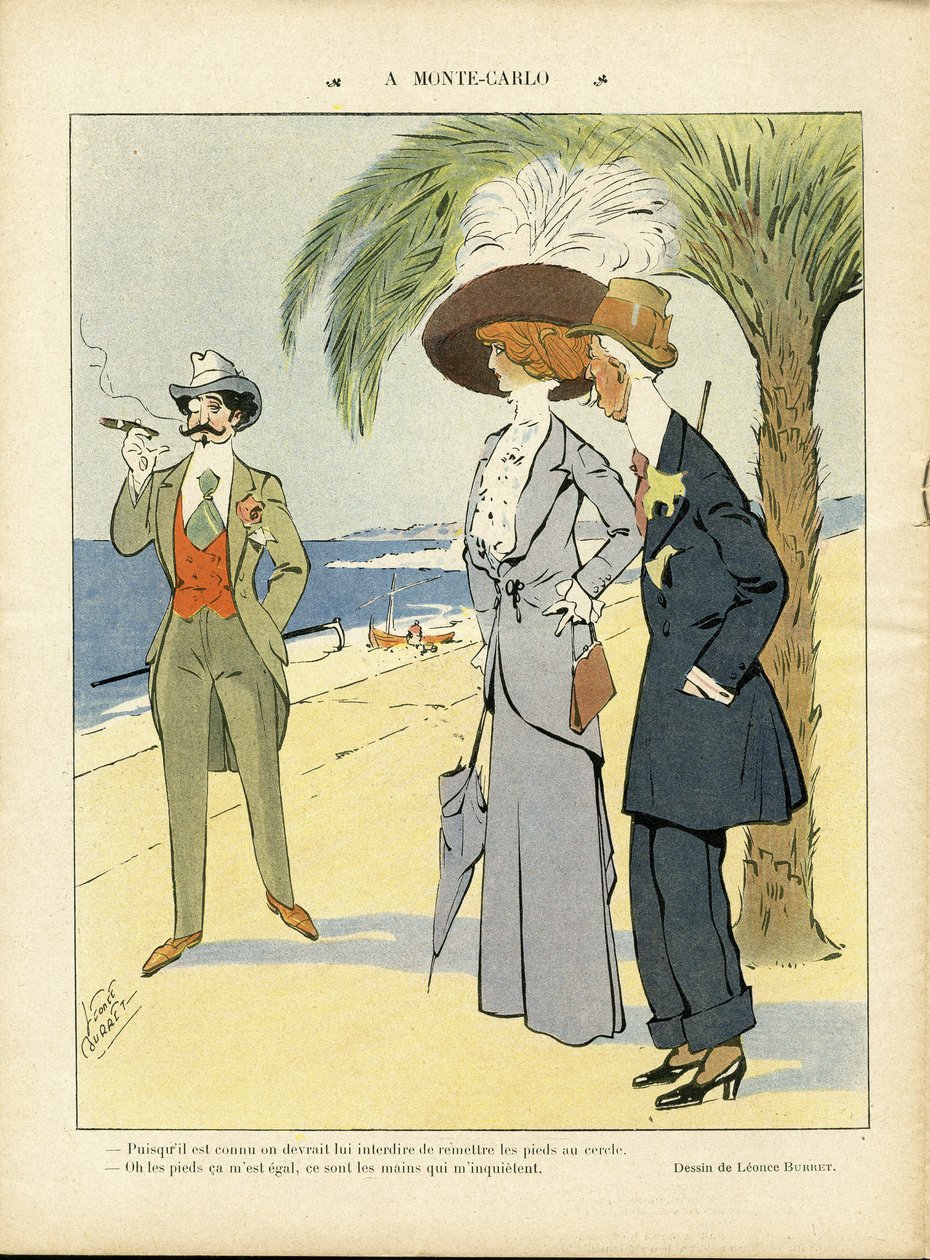 Le Lire》中 Leonce Burret（1865-1915 年）的插图 作者 莱昂斯·伯雷特