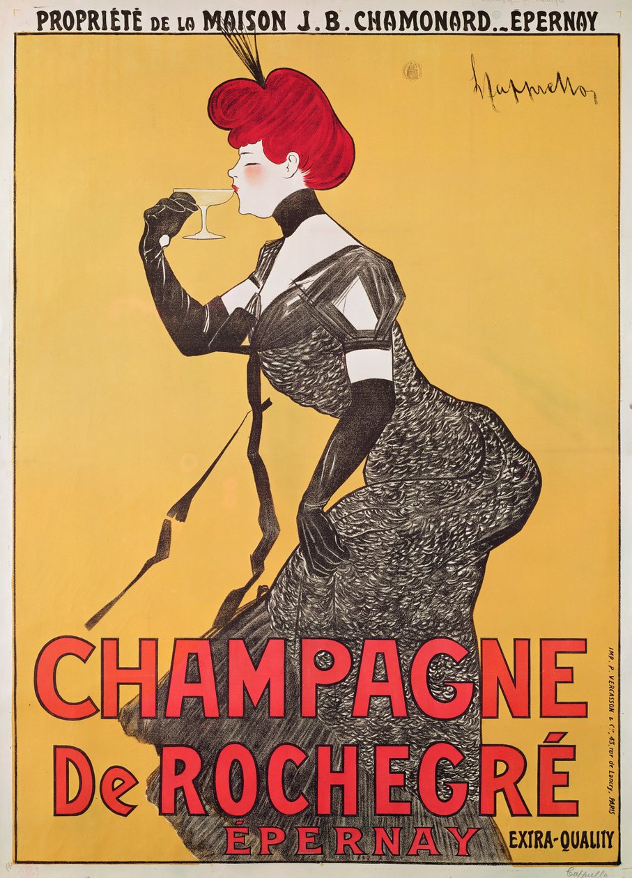 海报广告Champagne de Rochegre 作者 莱昂内托·卡皮耶洛