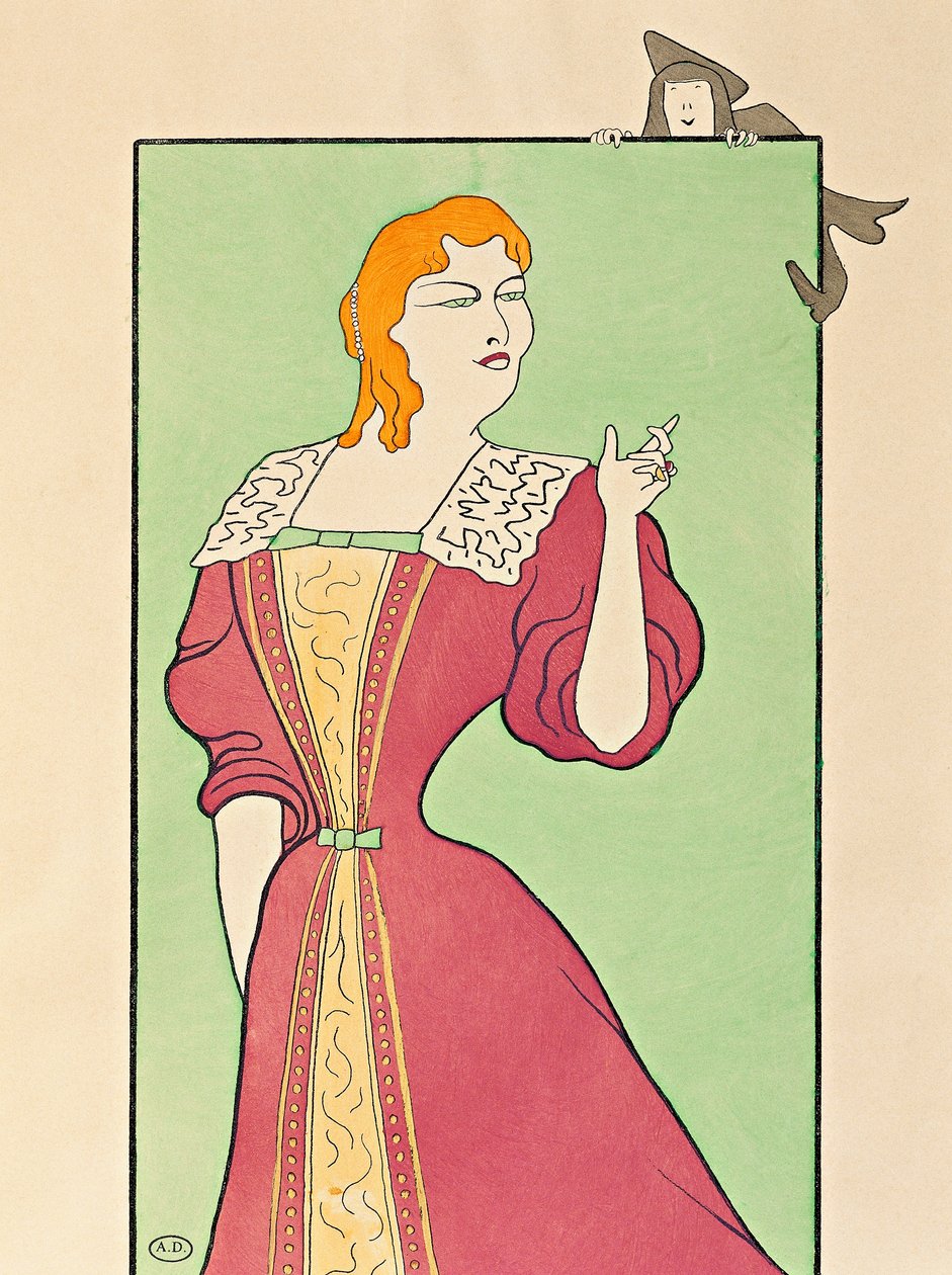 女演员 Marie-Louise Marsy (1866-1942) 在 Tartuffe 中饰演 Elmira 作者 莱昂内托·卡皮耶洛