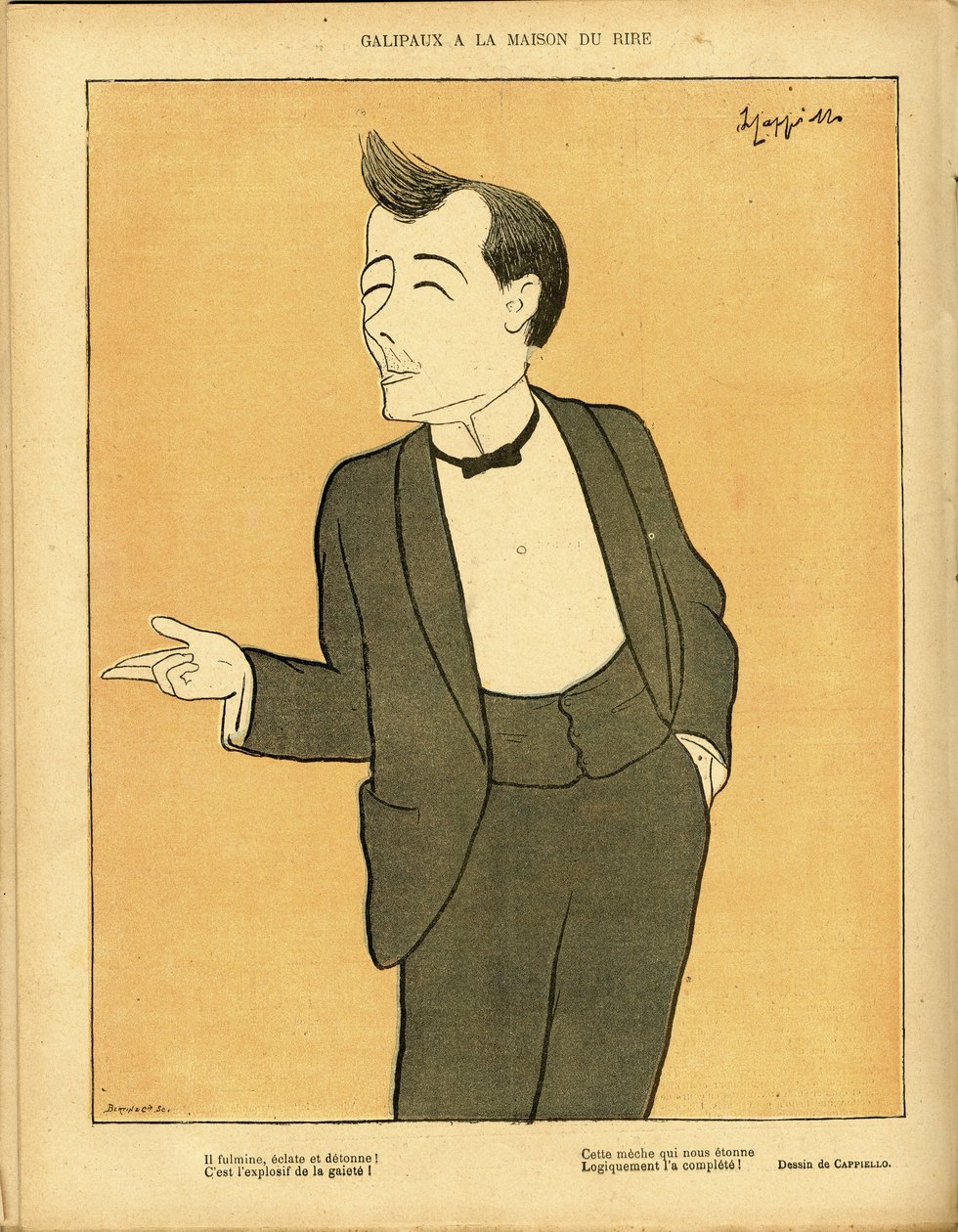 Illustration of Leonetto Cappiello dit Cappiello (1875-1942) in Le Lire, no. 297 作者 莱昂内托·卡皮耶洛