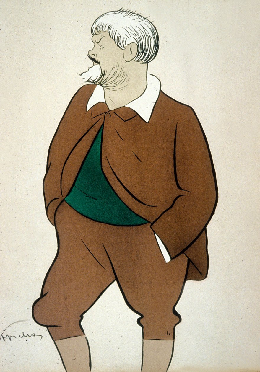 Jean Richepin (1849-1926) 法国诗人 Cappiello的绘画作品 作者 莱昂内托·卡皮耶洛