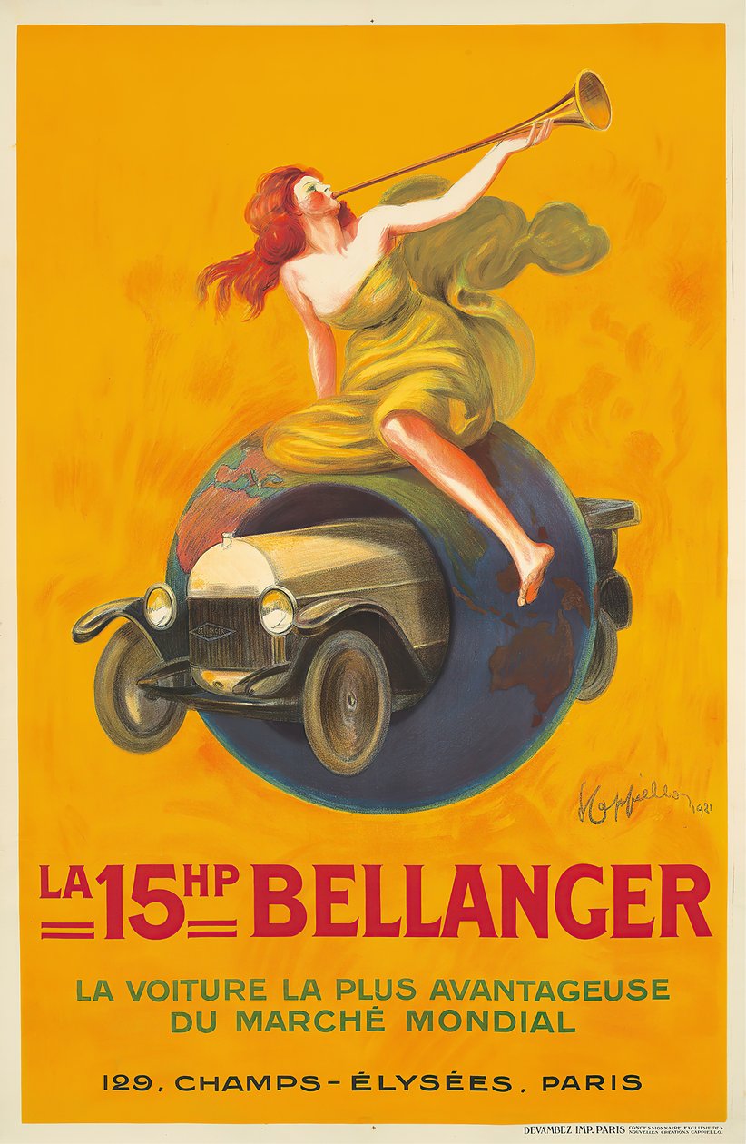 15HP的Bellanger，1921年。 作者 莱昂内托·卡皮耶洛
