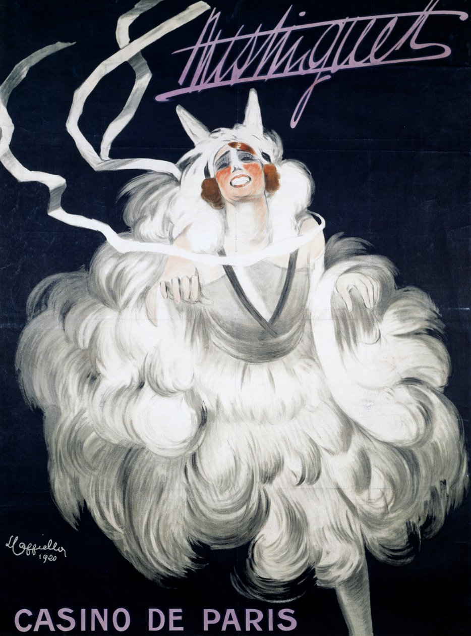 Mistinguett (1872-1956) 在巴黎赌场 作者 莱昂内托·卡皮耶洛