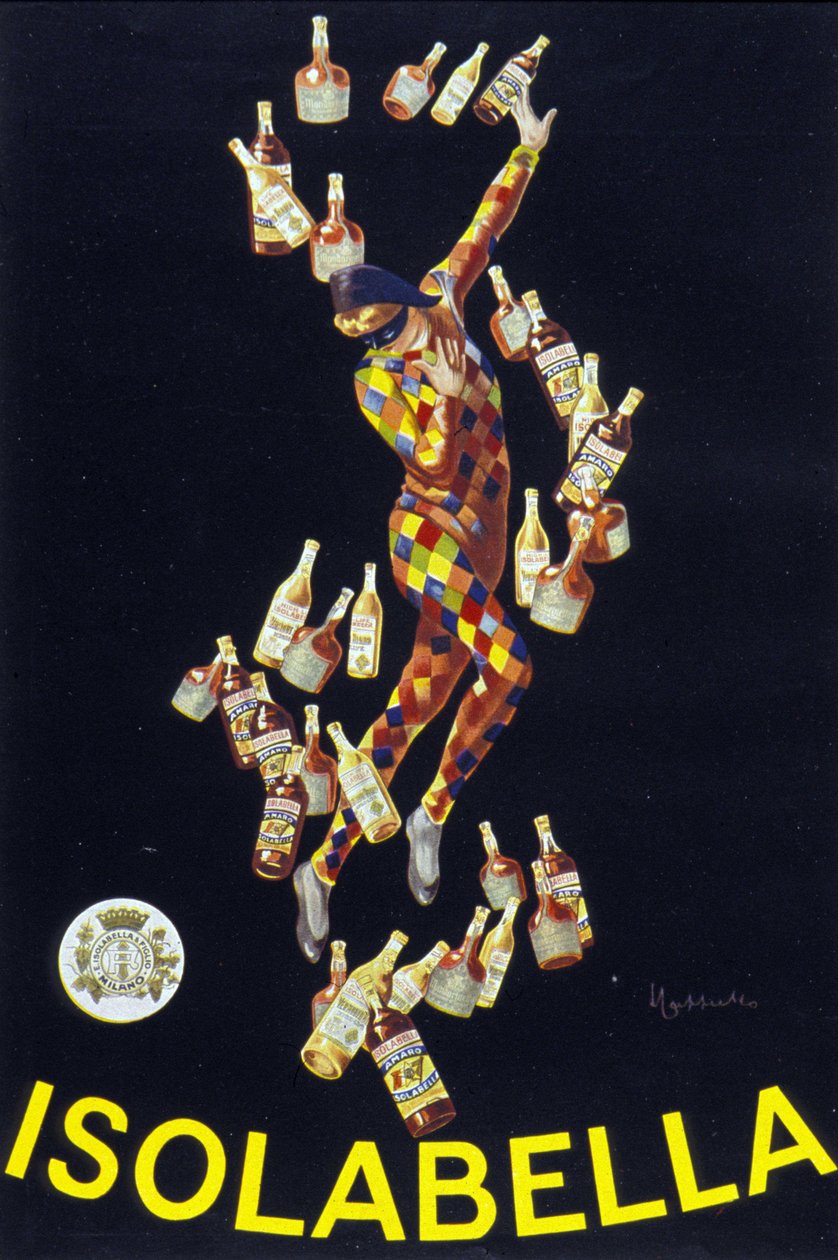 伊索拉贝拉的海报。插图：Leonetto Cappiello。1910. 作者 莱昂内托·卡皮耶洛