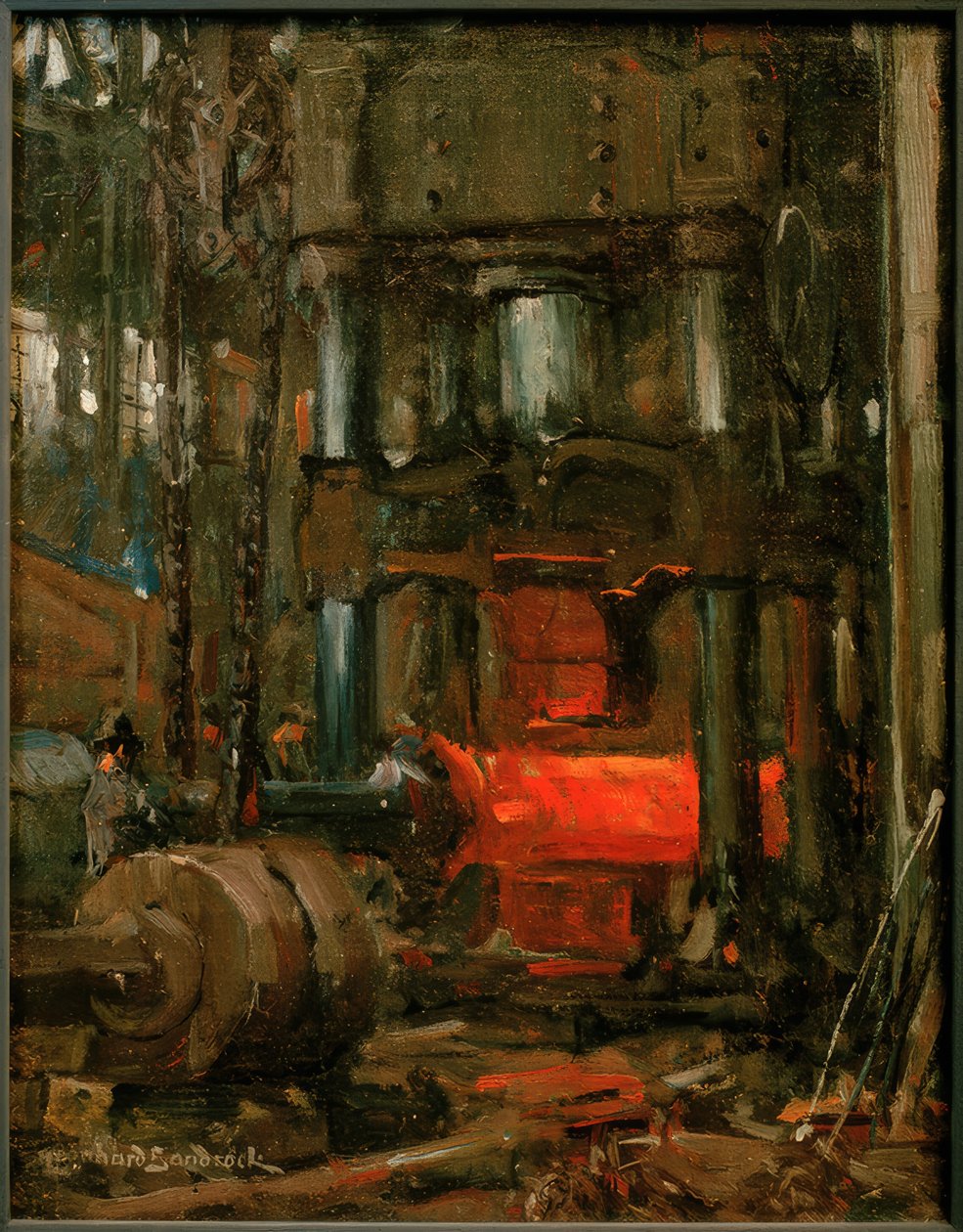 Leonhard Sandrock，液压机 作者 莱昂哈德·桑德洛克