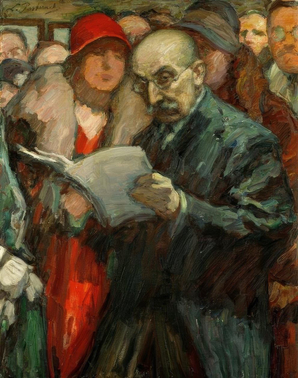柏林艺术学院院长Max Liebermann 作者 列昂尼德·奥西波维奇·帕斯捷尔纳克