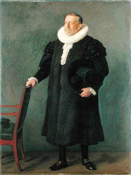 镇市长Max Predoehl，1915年 作者 利奥波德·卡尔·沃尔特·冯·卡尔克罗伊特