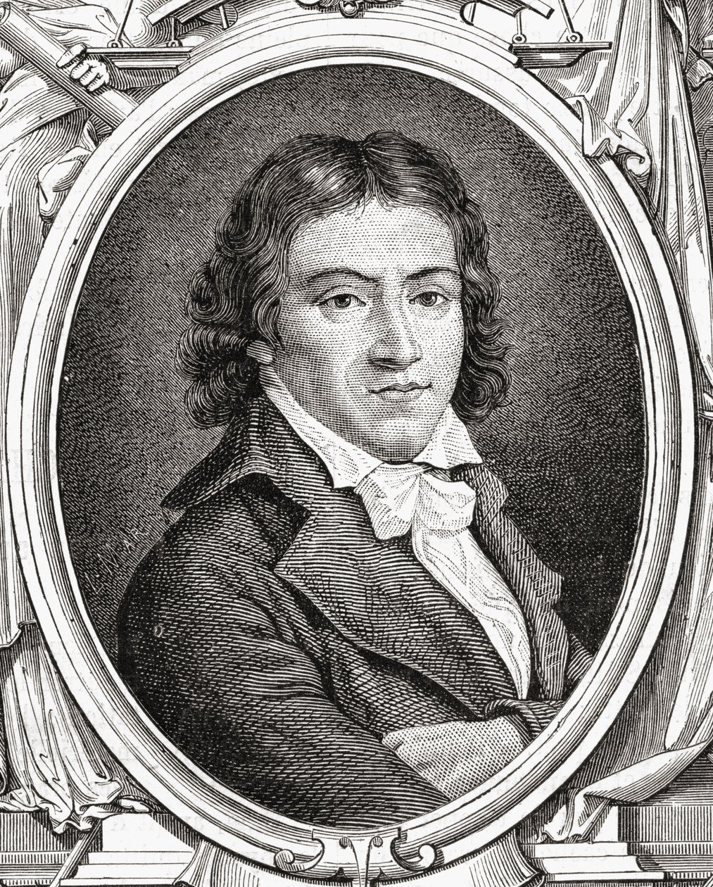 Camille Desmoulins的肖像（1760-94） 作者 利奥波德·玛