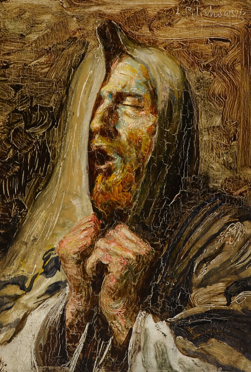 以色列啊，请听（木板油画） 作者 利奥波德·皮利乔夫斯基
